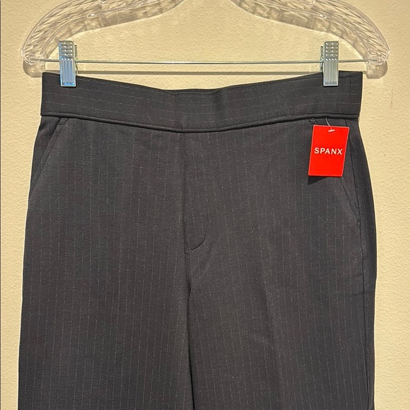 NWT SPANX Blue and Gray Ponte Perfect Pant Wide Leg Trousers Medium - Picture 3 of 9